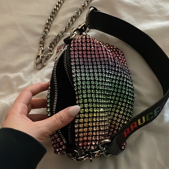 Bruce Glen Crystal multicolor encrusted pouchette - Picture 4 of 4